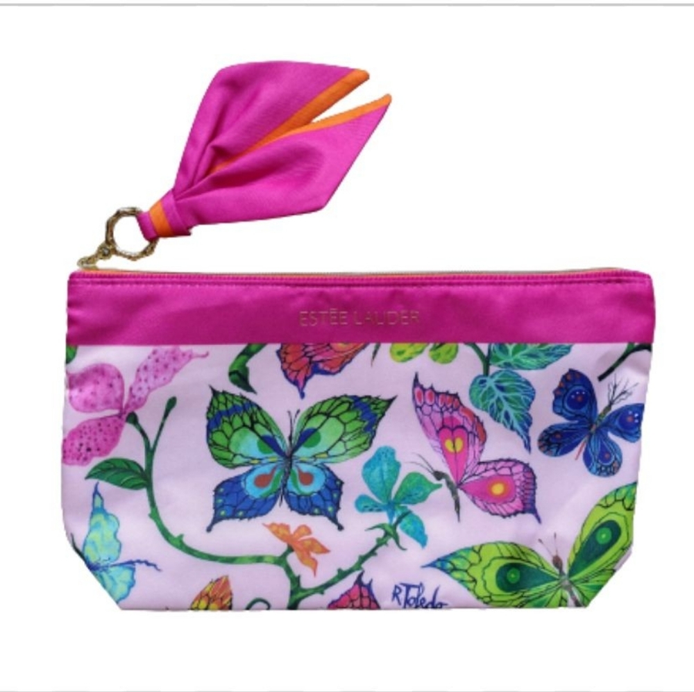 *NWOT* Limited Edition Estee Lauder Floral Makeup Bag